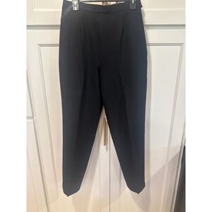 Pendleton Knockabouts Wool pant  Women's Size 12 High Waist Black Career USA